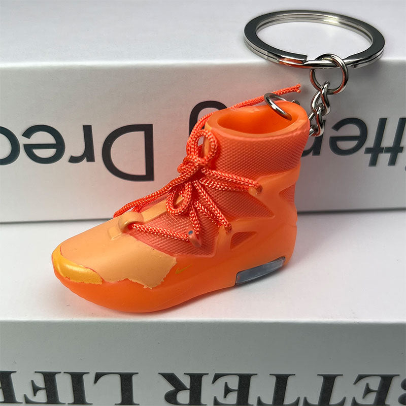 PVC gradient 3D high top shoe keychain MIC-MiaoY085