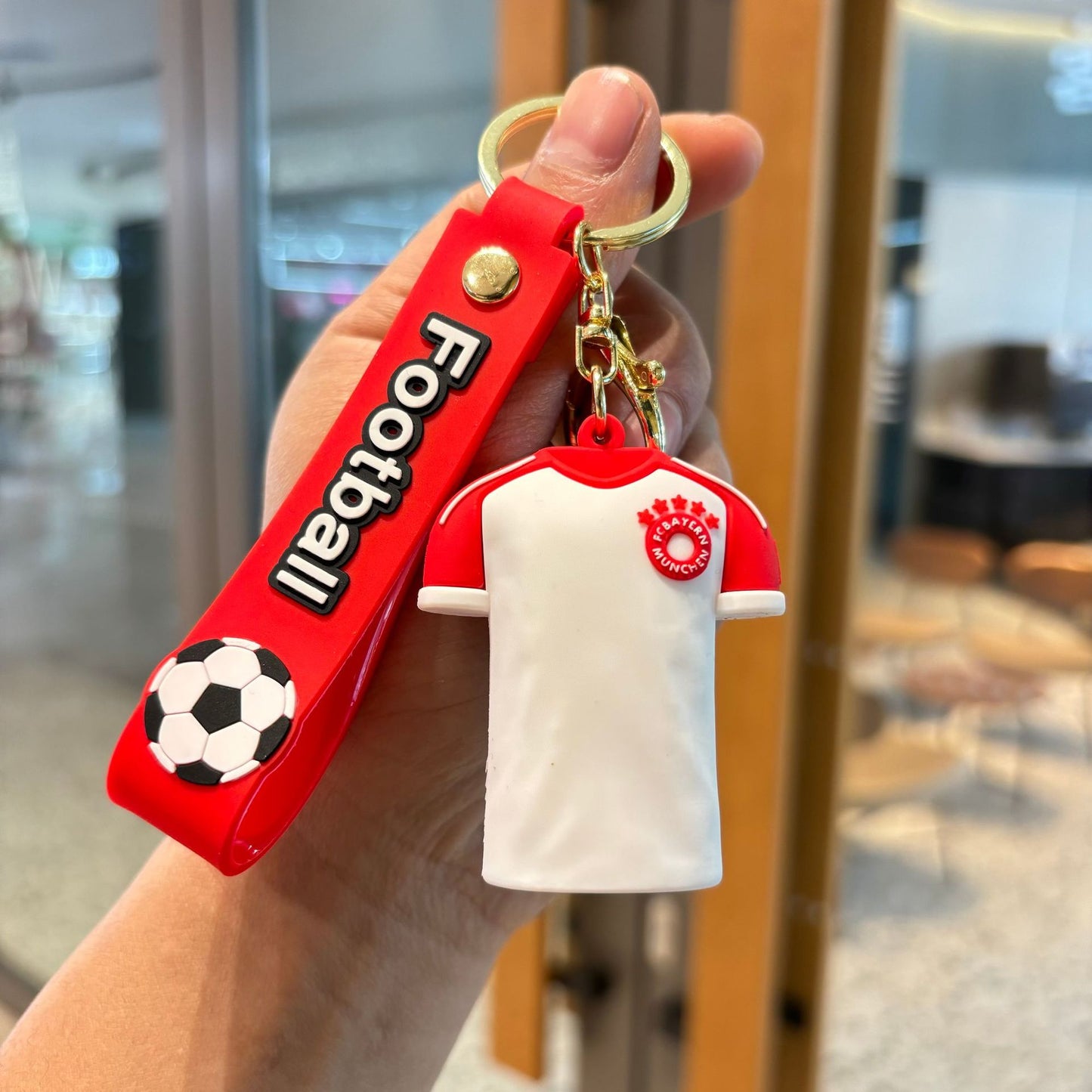 PVC football jersey keychain MIC-PengY048