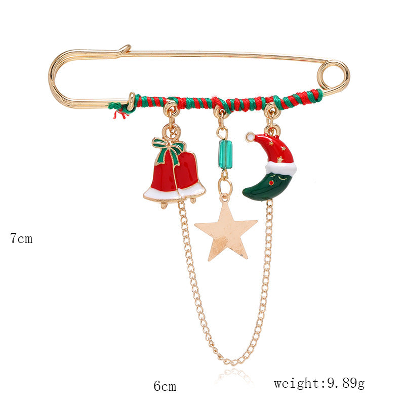 Alloy New Christmas Series brooch (Minimo de Compra 2) MIC-ZuanL020