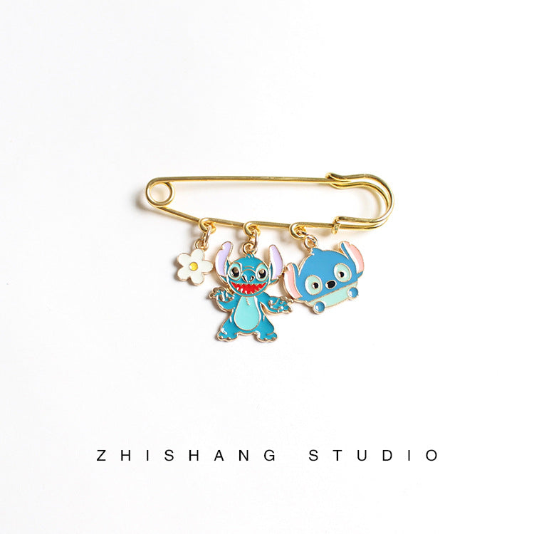 Alloy cartoon bear brooch (Minimo de Compra 2)  MIC-ZhiS040