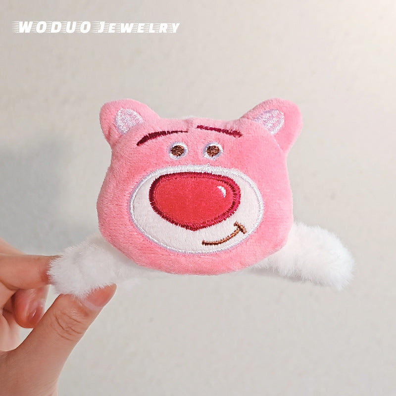 Plush cartoon cute hair clip MYA-WoD005