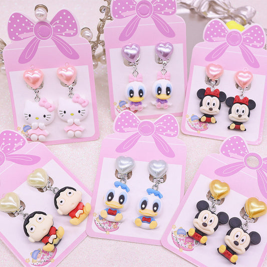 Resin cute cartoon ear clip (Mimimo de compra 2) MIC-MuM014