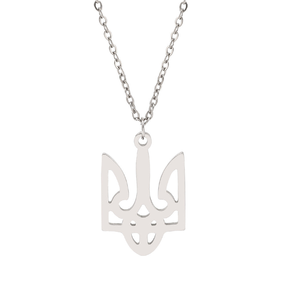 Necklaces Stainless Steel Emblem of Ukraine Minimo de compra 2 ShaoH008