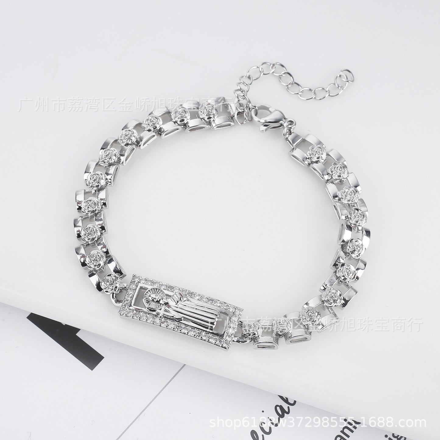 Alloy Virgin Jesus Bracelet MIC-JJX004