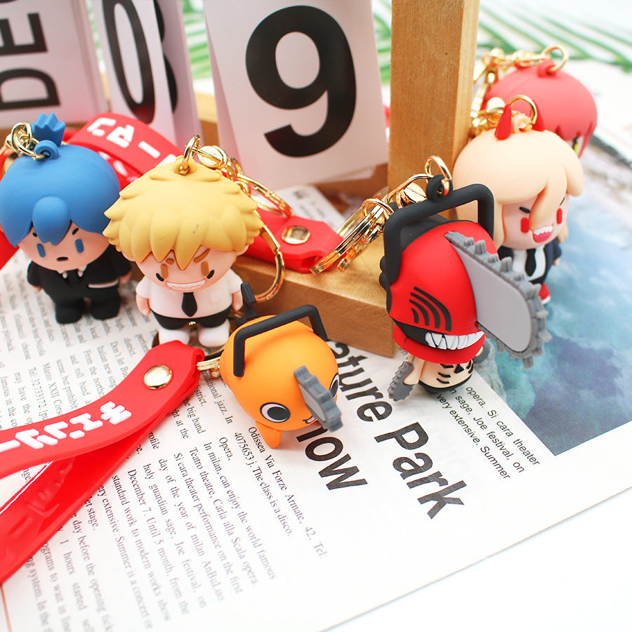 keychain PVC Cartoon Chainsaw Man (F) MIC-HAn008