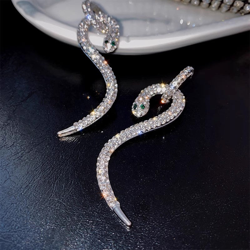 Alloy Fashion S Snake shaped Earrings MIC-DongJ002