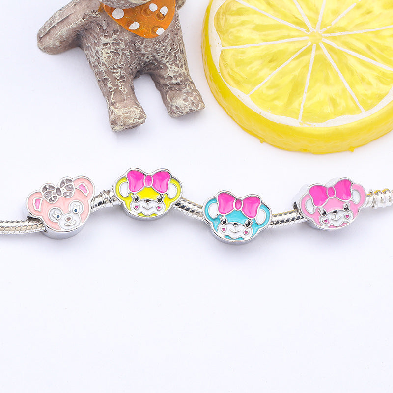 Pink Cute Cartoon Beaded Accessories JiaR002