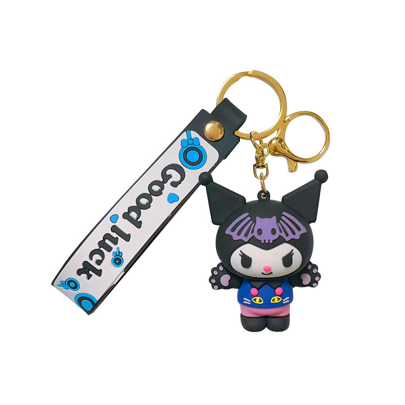 PVC Cute Cat Claw Cross dressing Keychain MYA-LanC011