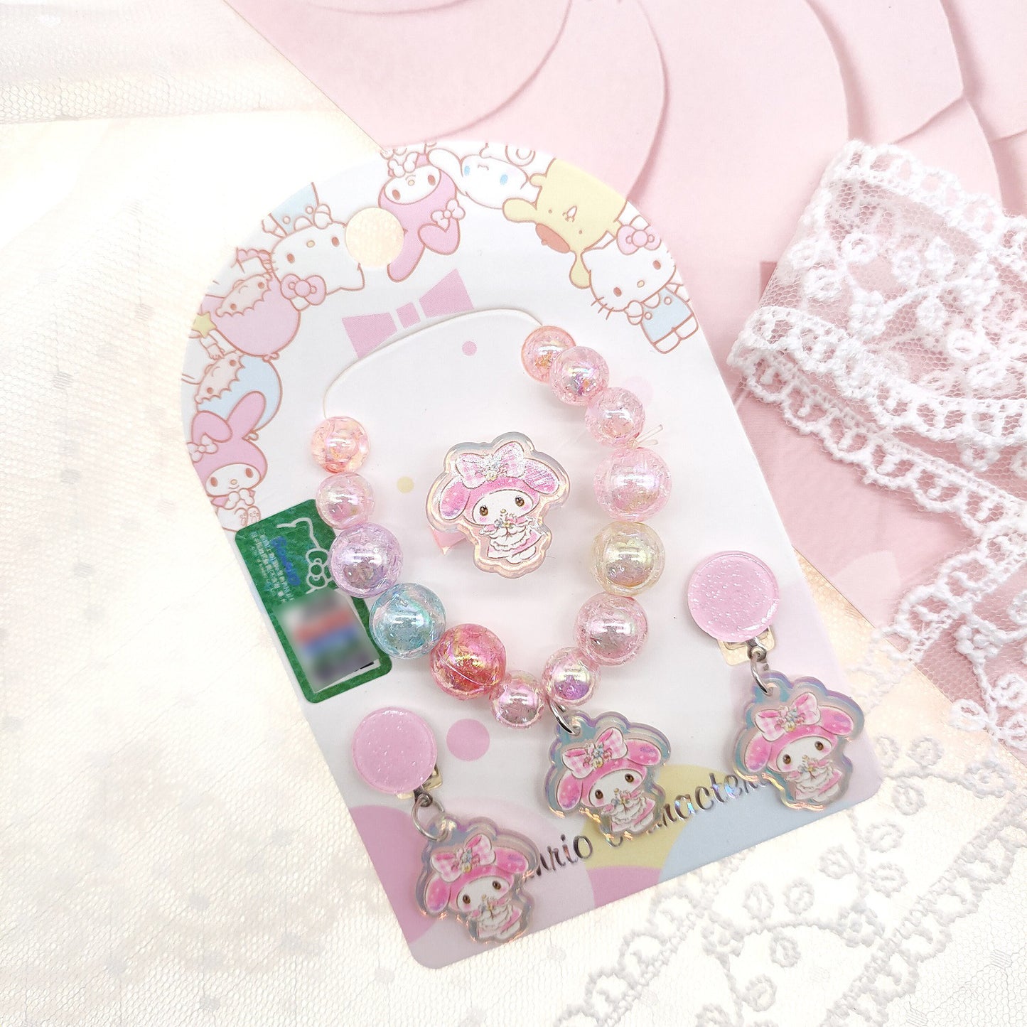 Silicone cute cartoon bracelet ear clip (Minimo de compra 10)  MIC-LangK015