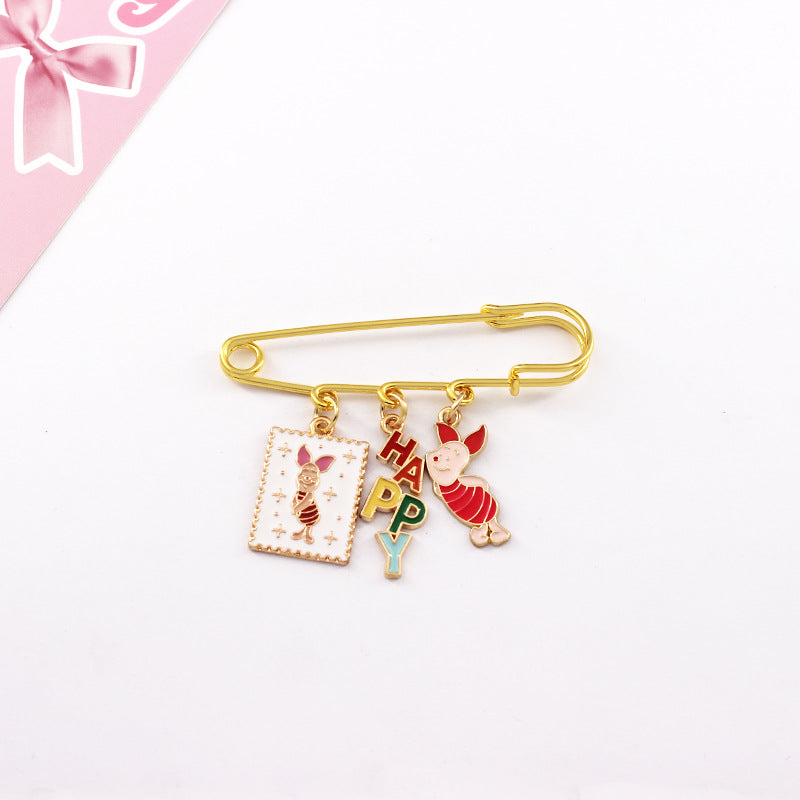 Alloy cartoon bear brooch (Minimo de compra 2) MIC-QiC030