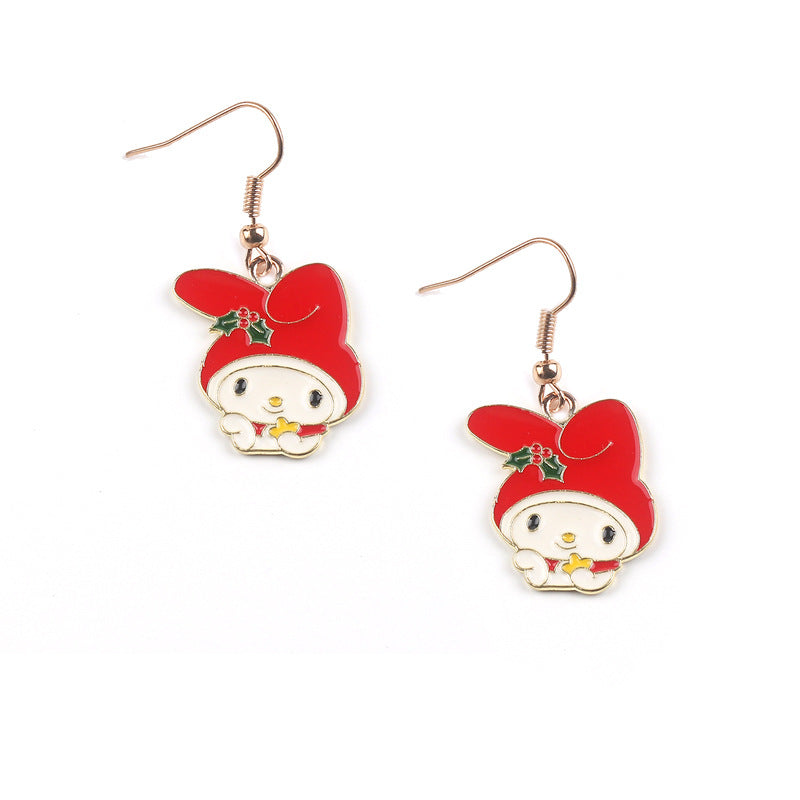 Alloy cartoon cute earrings (Minimo de Compra 2) MIC-FuYu005