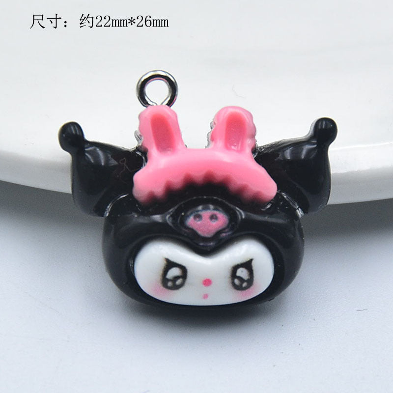 Resin glossy bow accessories MIC-ZhiB011