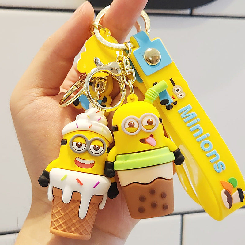 PVC New Style Little Yellow Person Keychain MIC-ZhuoJ006