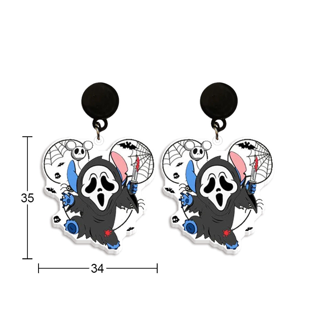 Alloy cartoon cute earrings (Minimo de Compra 2) MYA-ZhaoH001