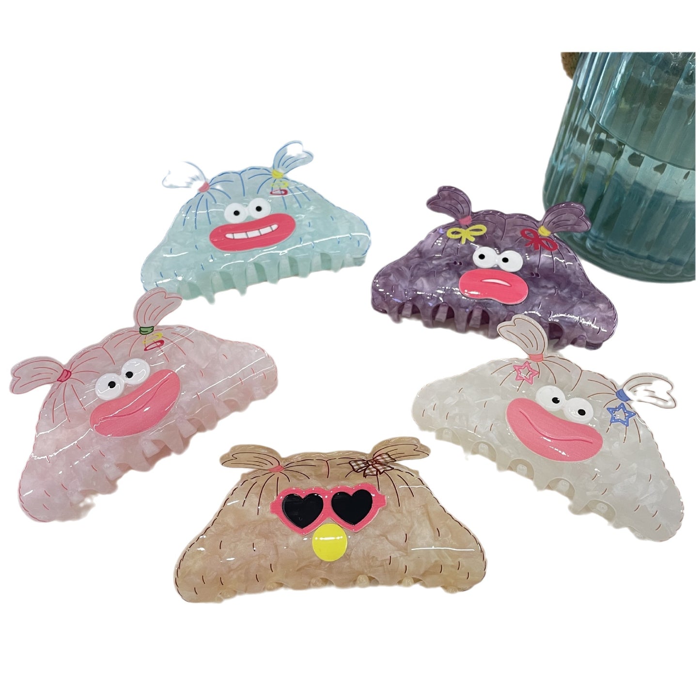 Plastic Cute Ugly Doll Hair Clip (Minimo de Compra 2) MIC-AZX007