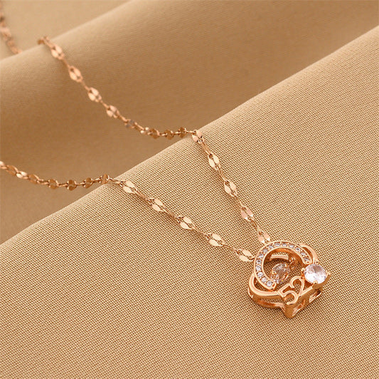 Necklace Stainless Steel Rose Gold baox006