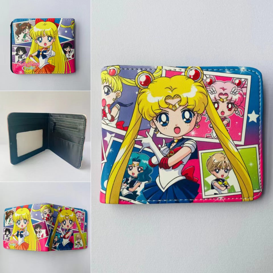 PU cartoon anime short zipper wallet MIC-ChangY008