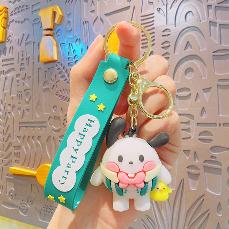 PVC cartoon cute pet cute keychain MIC-YiD045