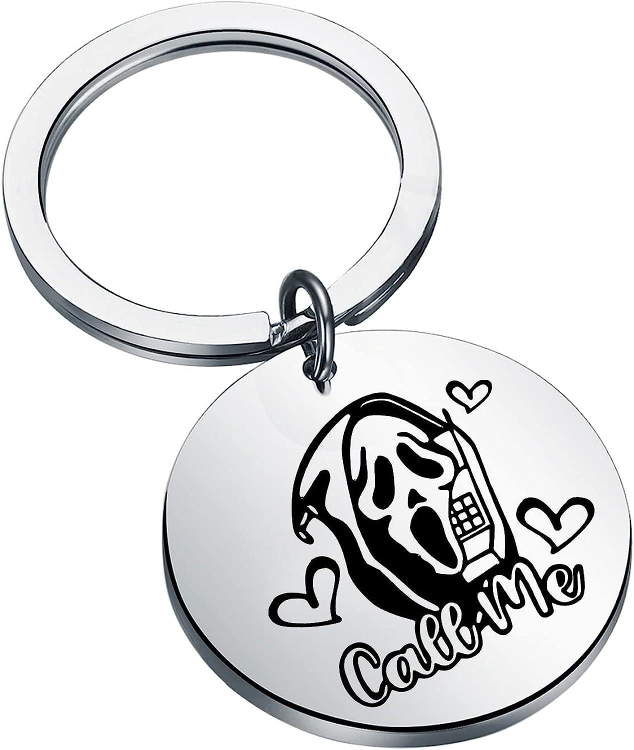 Stainless steel Halloween series keychain MYA-XinJ004