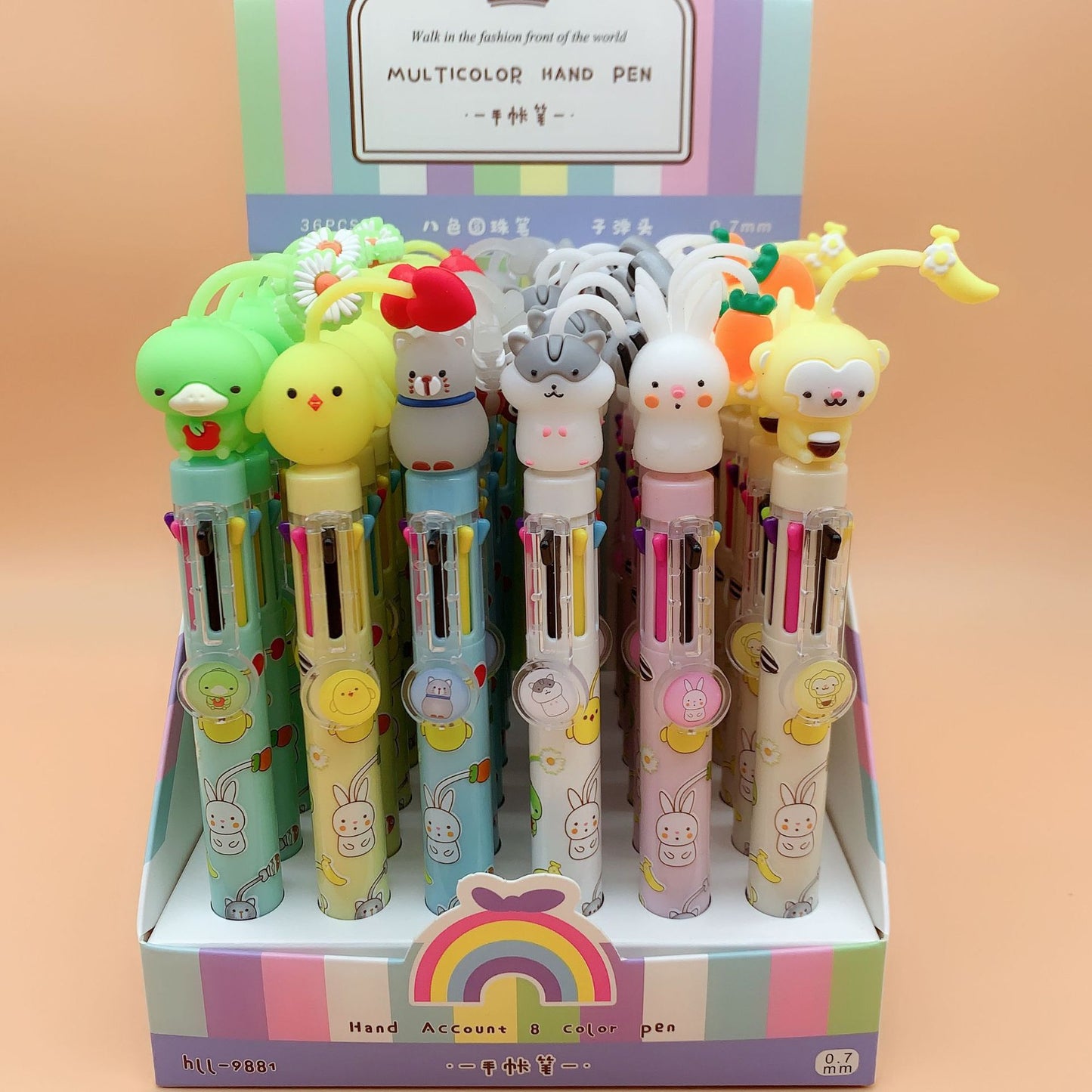 Acrylic lovely doll neutral pen 36PCS MIC-HongL014