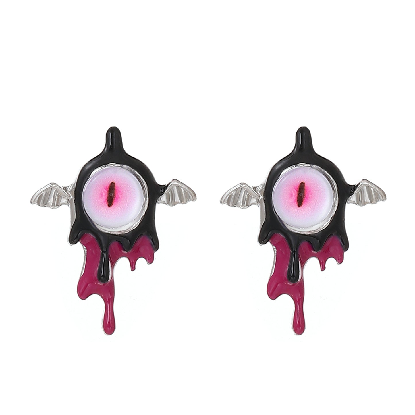 Alloy monster beaded earrings MIC-YiY010