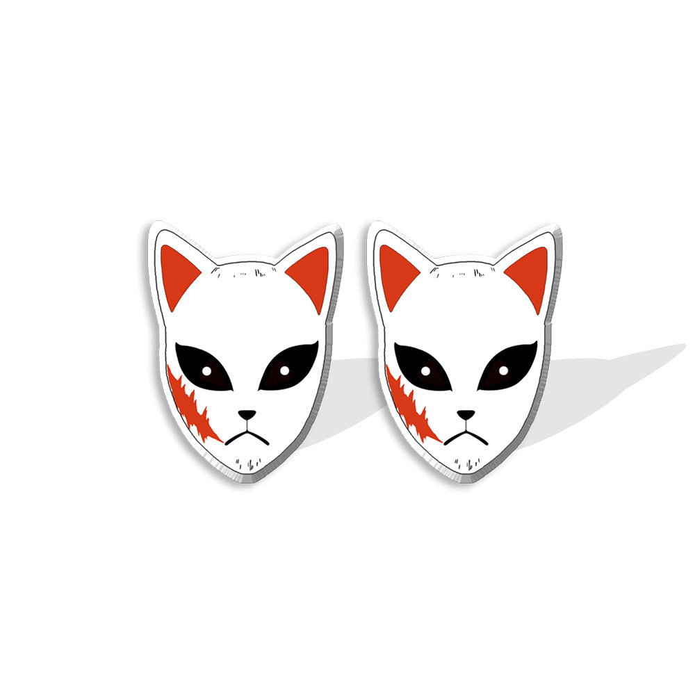 Earrings Acrylic Cartoon Stud Earrings Minimo de compra 2 (M) XiangL016