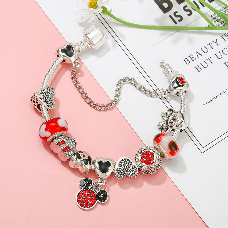 Alloy DIY Pandora Cartoon Bracelet MIC-LiY029