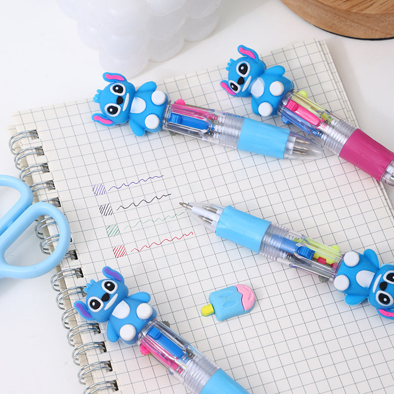 Plastic cute blue doll neuter pen 36PCS MIC-XingC021