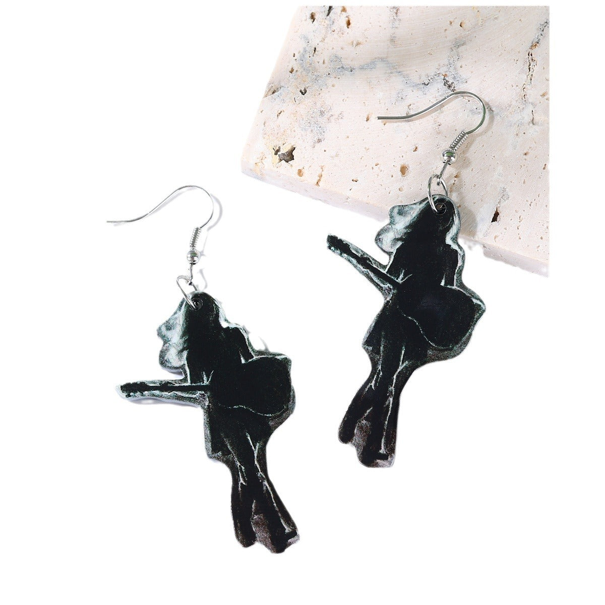 Alloy Mouldy Vermicelli Earrings MIC-JiaY010