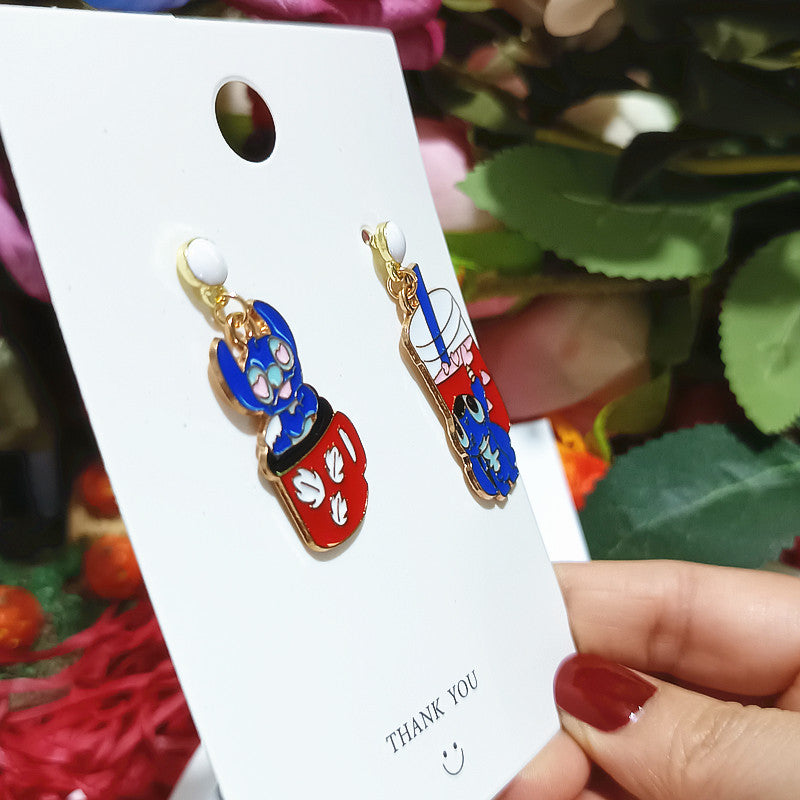 Alloy cute cartoon earrings MIC-XingJ083