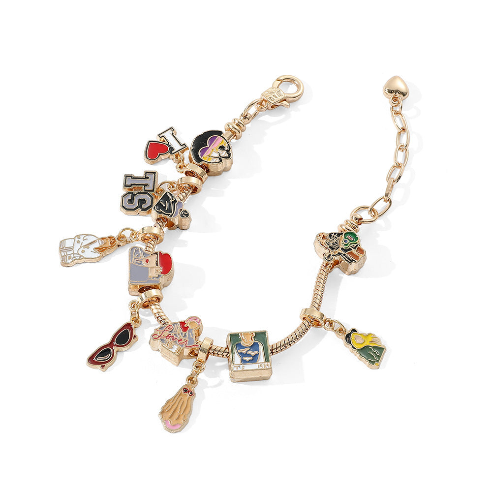 Alloy cartoon bracelet (Minimo de Compra 5) MIC-ZhuoX029