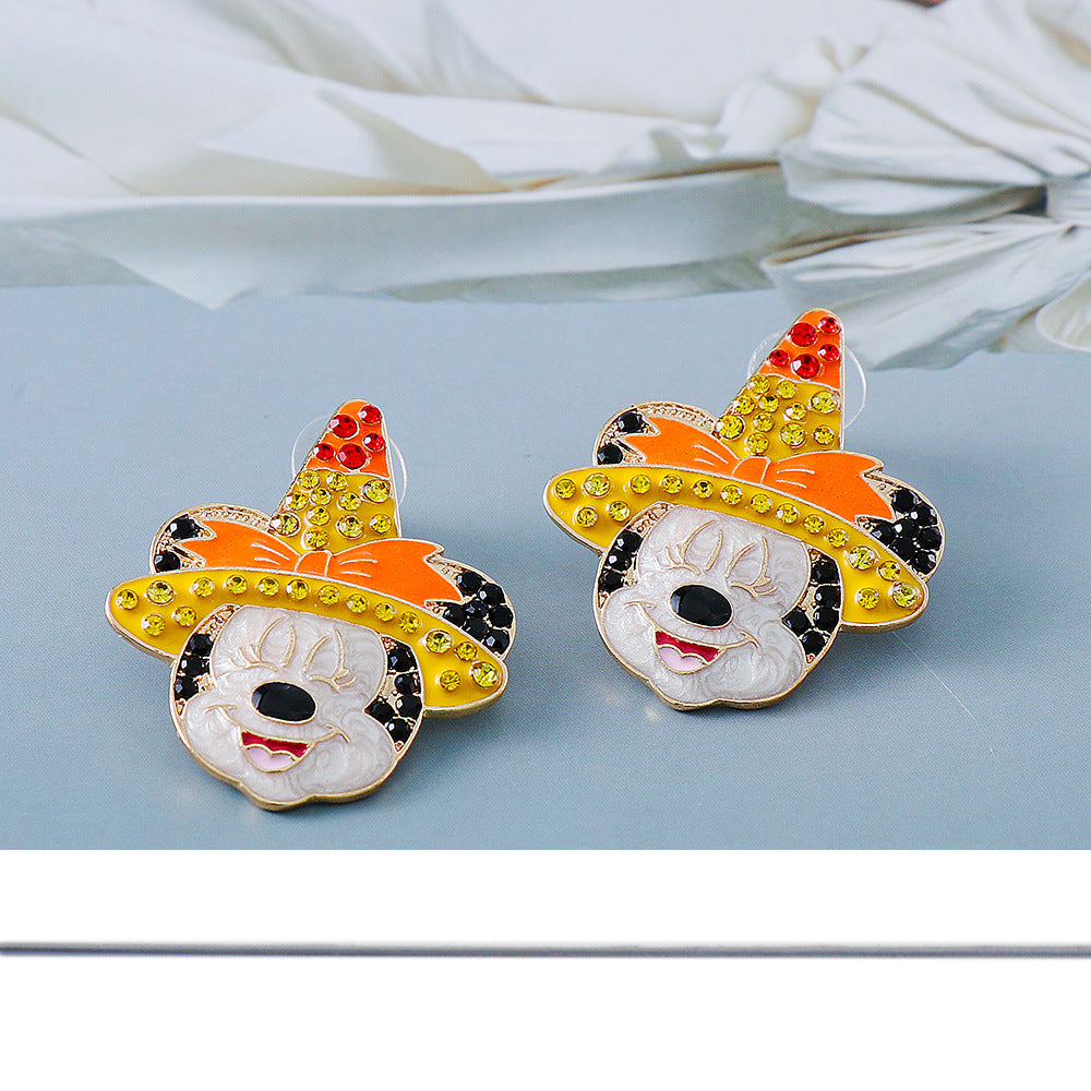 Alloy cartoon cute earrings MYA-JuJ018