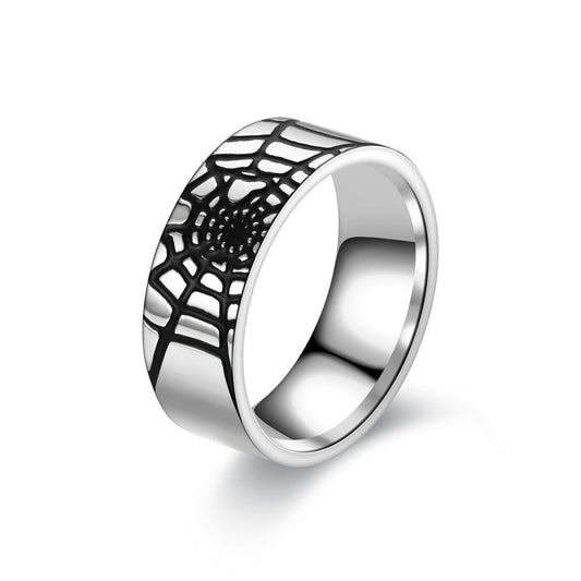 Rings Stainless Steel Spider Web TS152