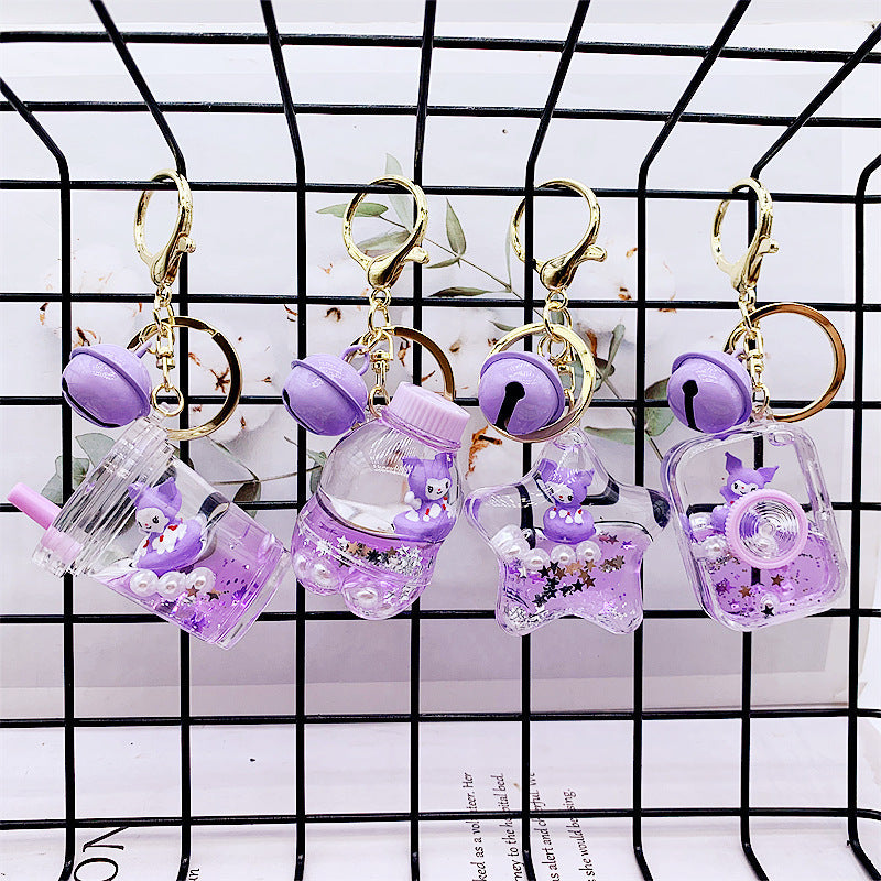 Keychains Acrylic Doll Baby Pendant Drift Bottle MOQ≥2 DMF021