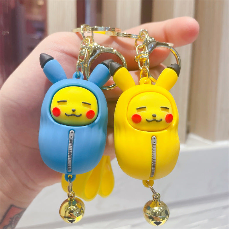 resin lovely sleep keychain MIC-HongY004