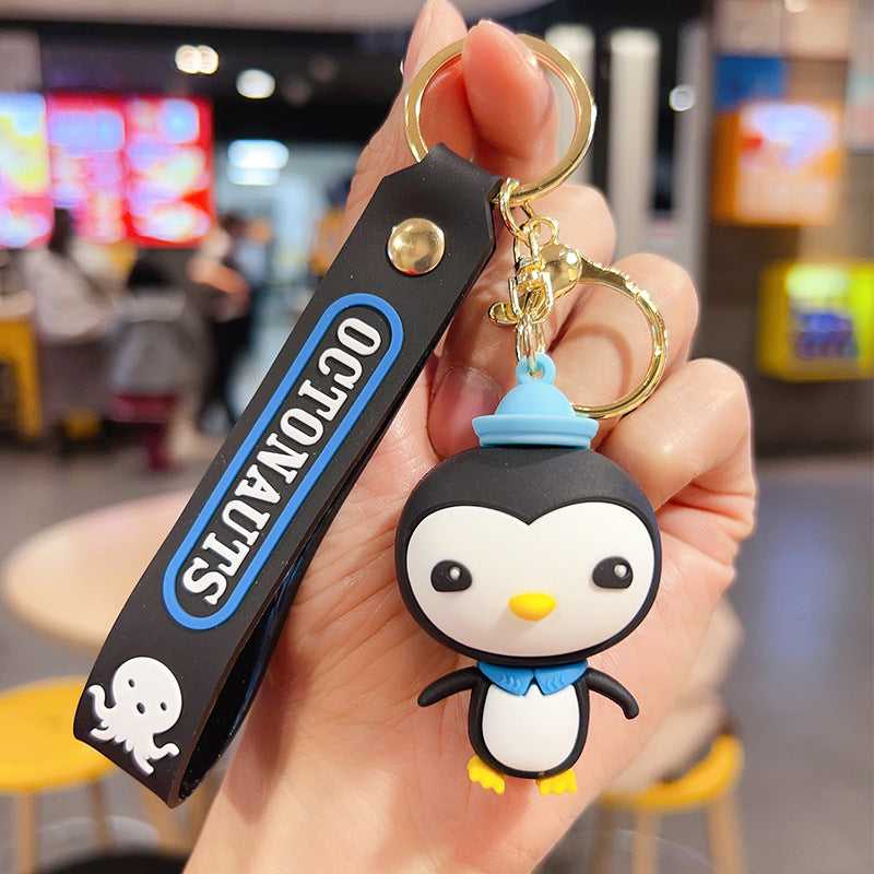 PVC cartoon marine animal keychain MIC-OuS014