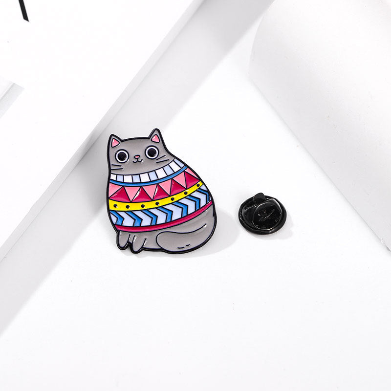 Alloy cat and puppy brooch (Minimo de Compra 5) MIC-YiN035