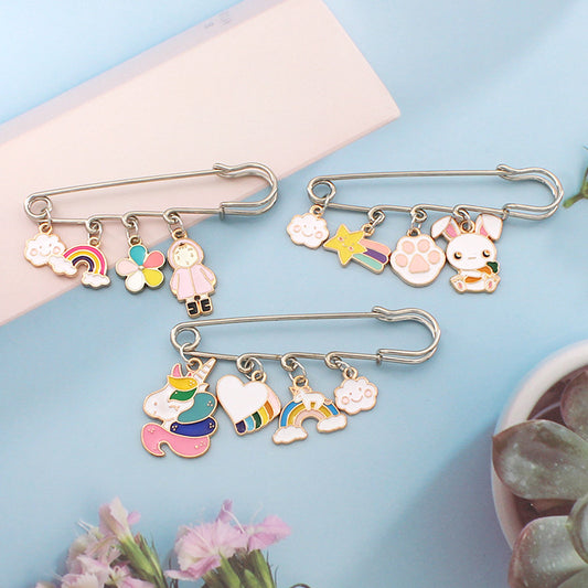 Alloy cartoon animal brooch (Minimo de compra 2) MIC-LiY006