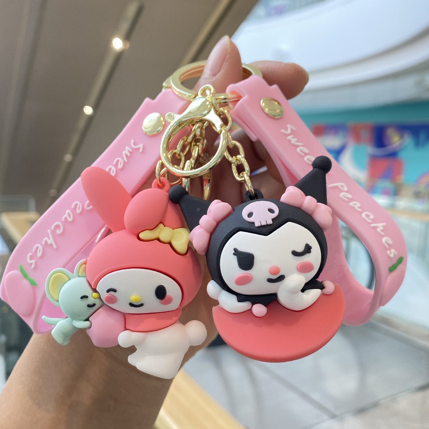 PVC cartoon cute pet cute keychain MIC-PengY045