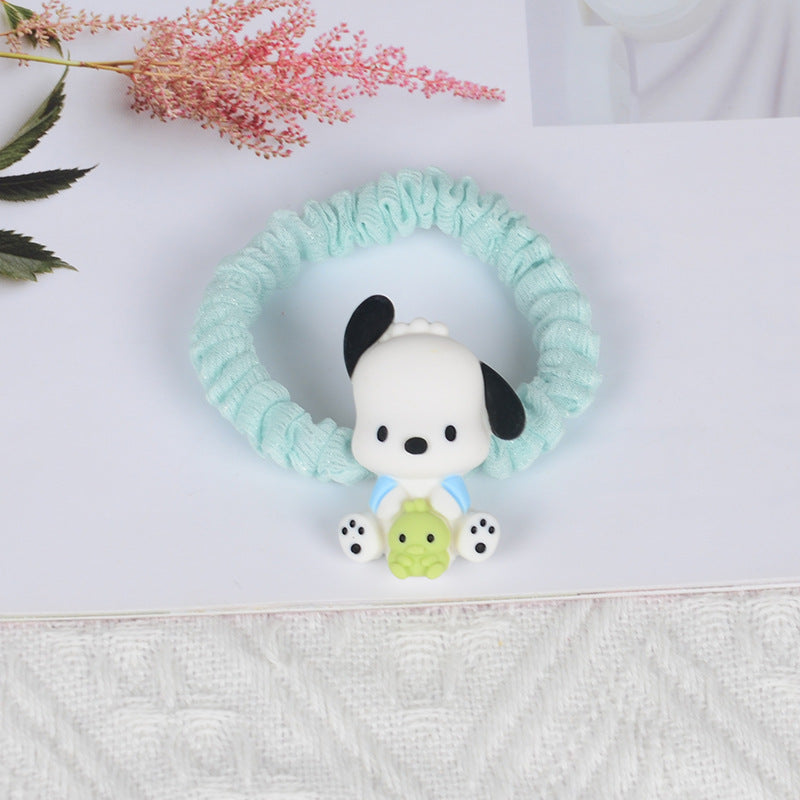 Cotton cute cartoon hair rope  Minimo de compra 3MIC-LanX006