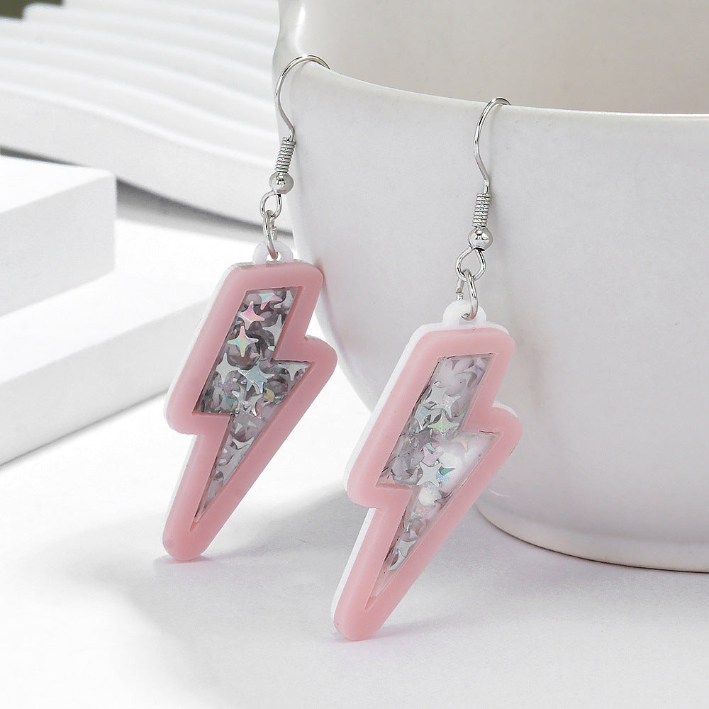 Alloy Illusionary Cloud Earrings (Minimo de compra 2) MIC-ManT030