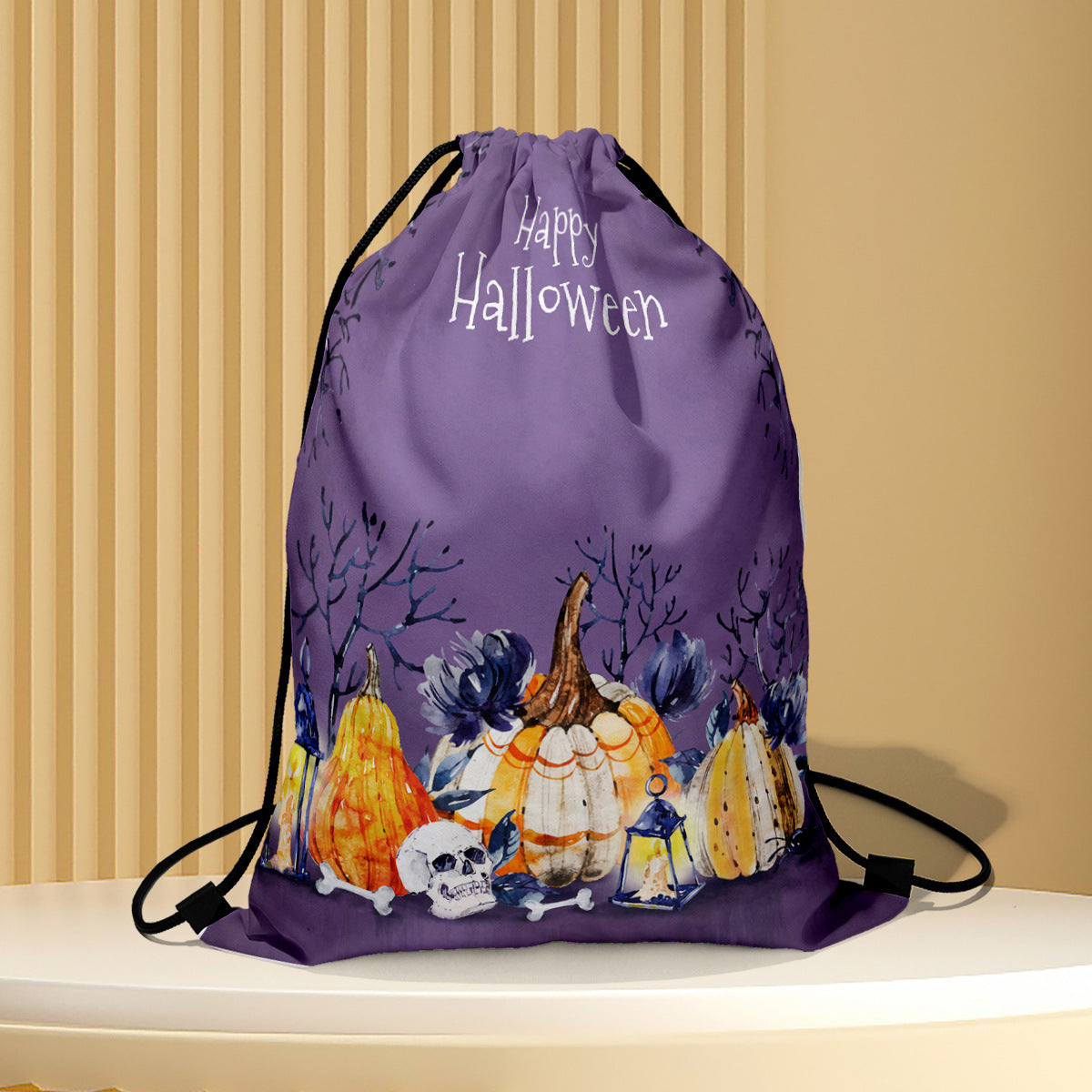 Polyester Halloween drawstring backpack (Minimo de Compra 2) MIC-QB003