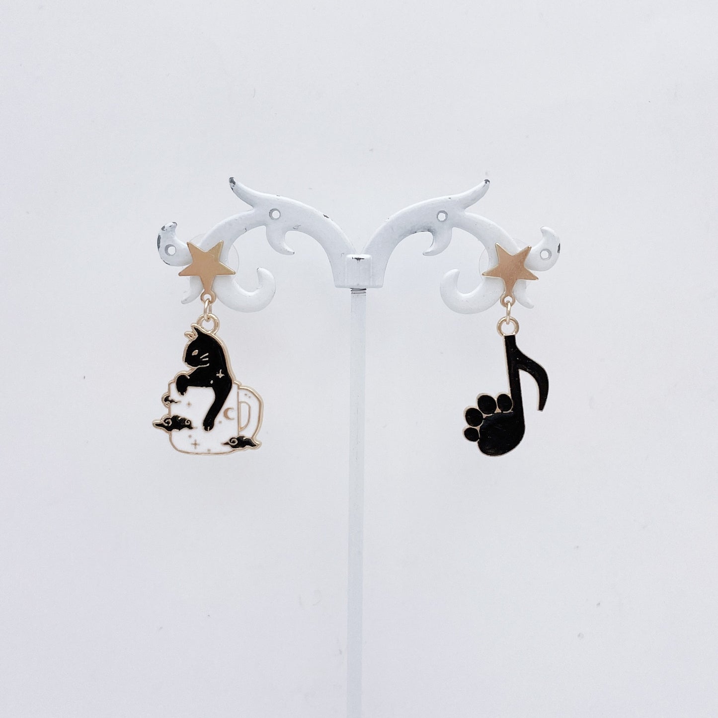 Cat Earrings for Alloy Cartoon Concert (Minimo de Compra 2) MIC-QiW008