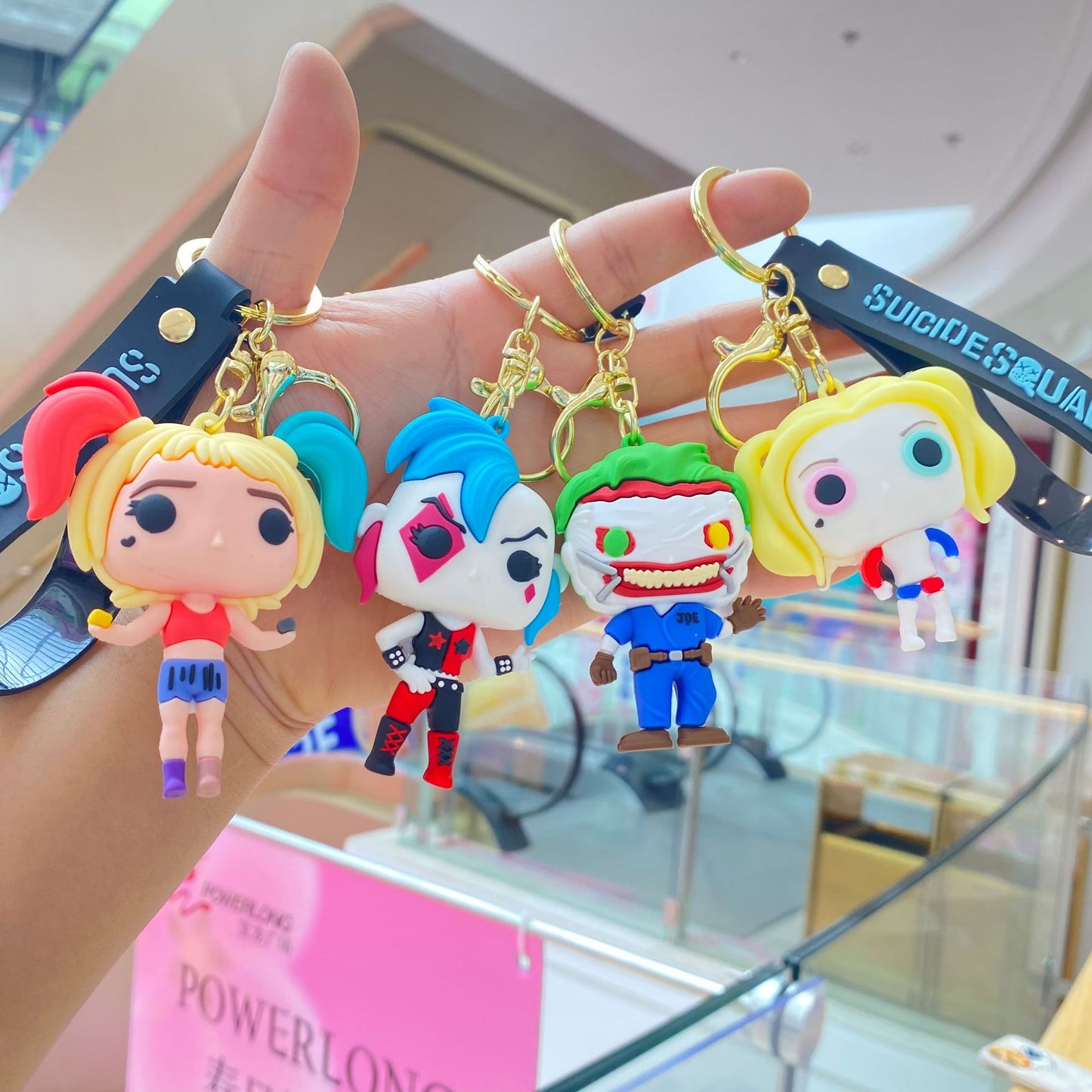 PVC cute cartoon suicide team keychain (Minimo de Compra 2) MIC-PengY006