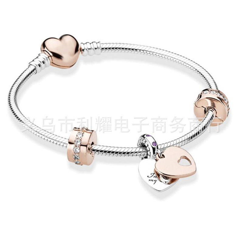 Alloy DIY Pandora Cartoon Bracelet MYA-LiY019