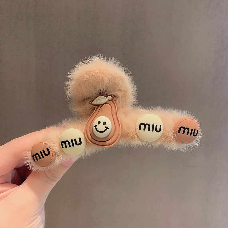 Plush cartoon cute hair clip (Minimo de compra 2) MYA-MiaoD003