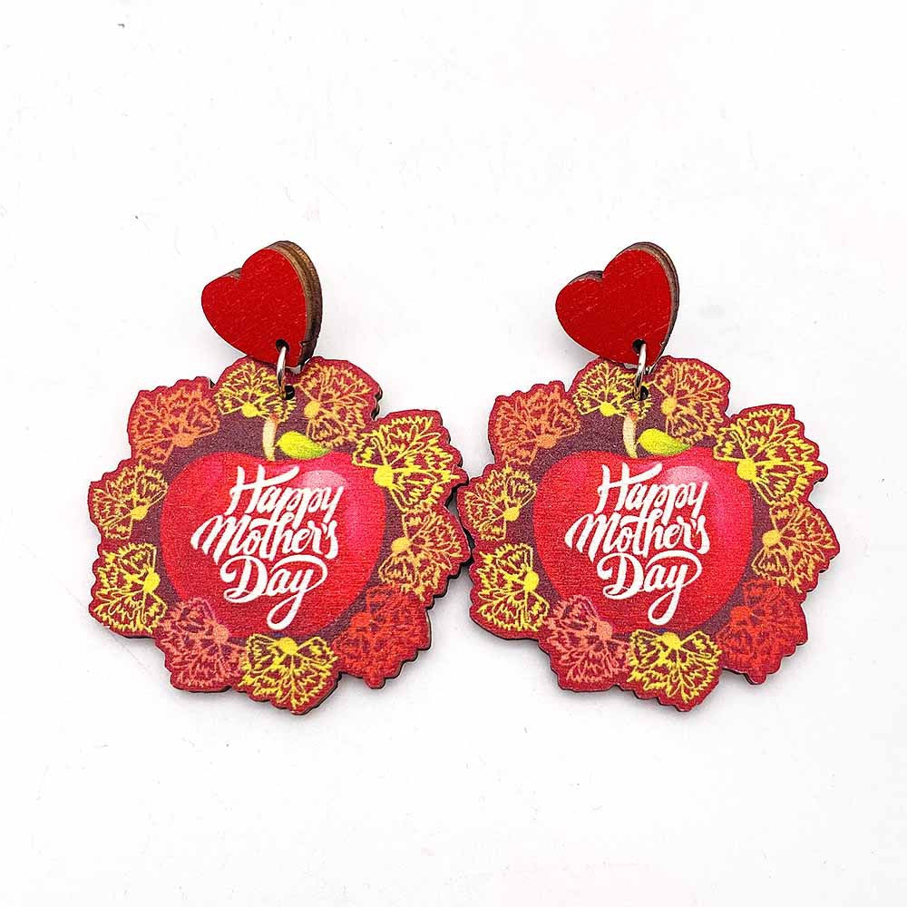 Alloy Apple Flower Earrings MIC-ChenY010