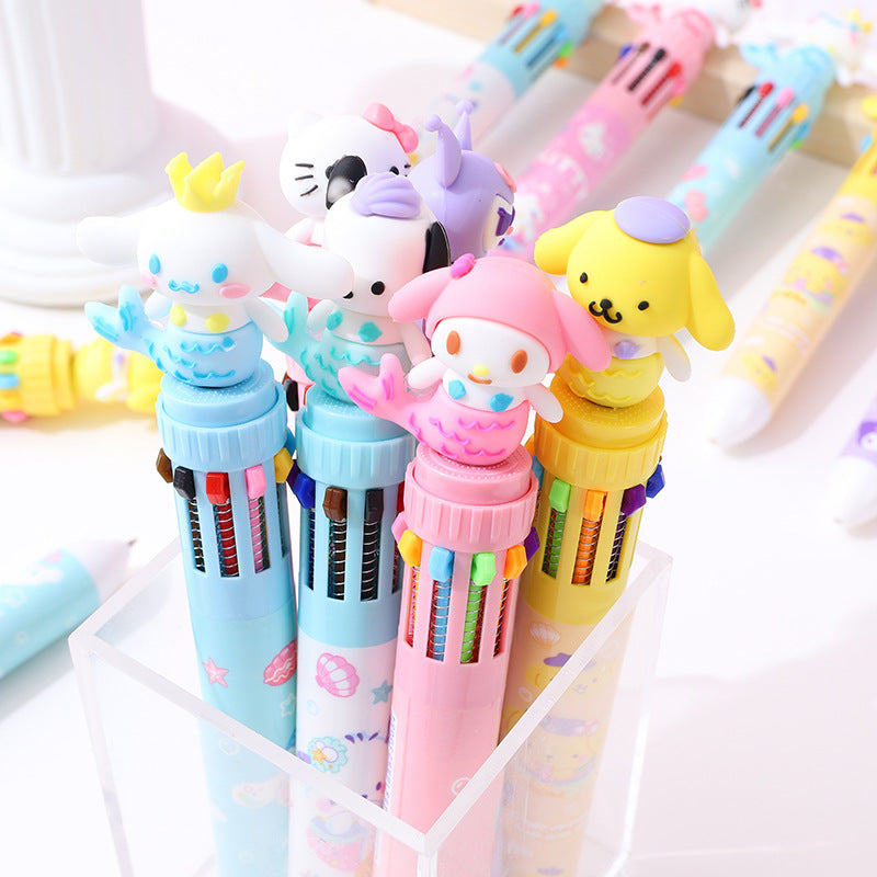 Plastic cute wacky press the neutral pen 36PCS MIC-YJN007