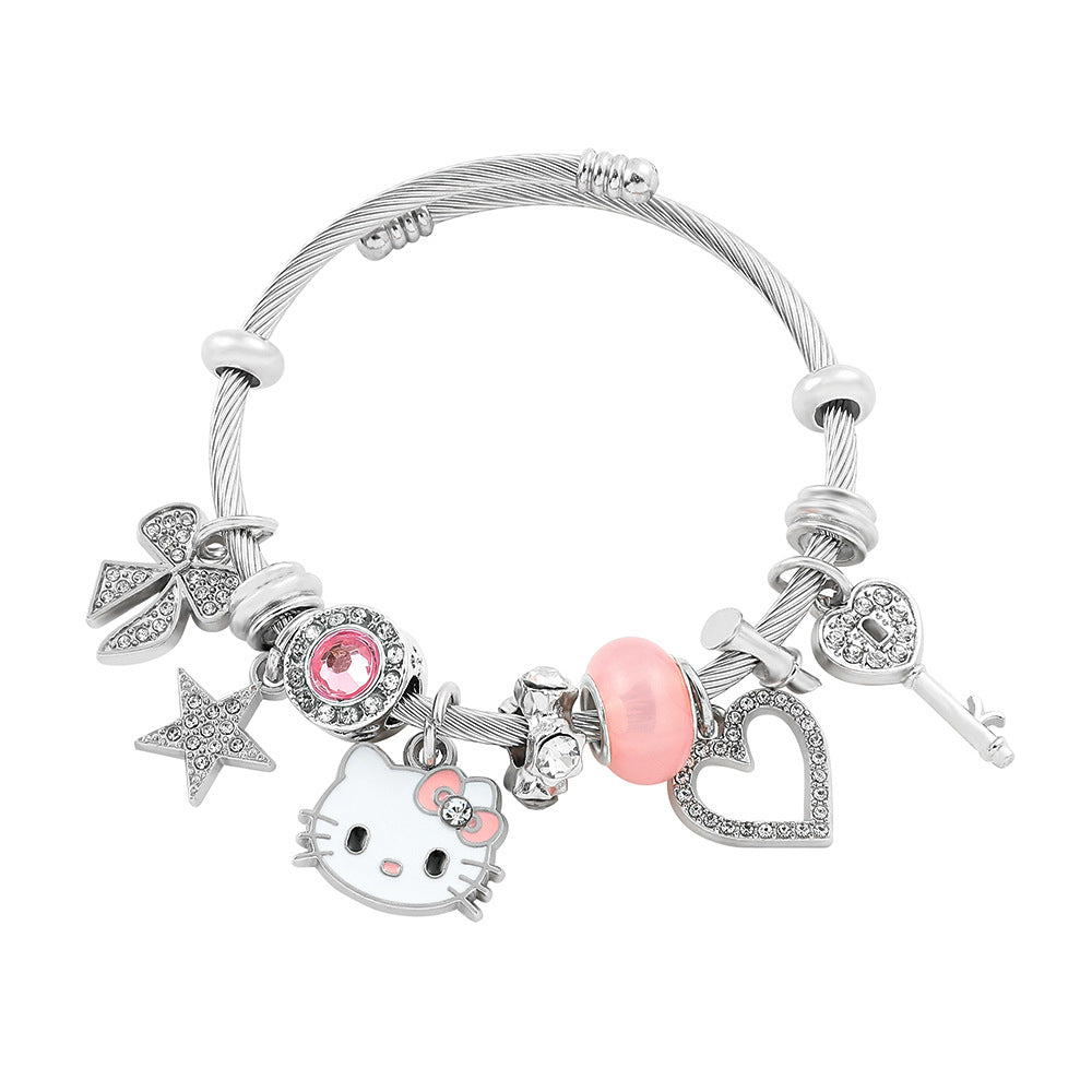 Alloy cartoon bracelet (Minimo de Compra 5) MIC-ZhuoX028