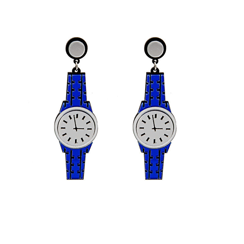 Alloy personalized watch earrings MIC-MDD126